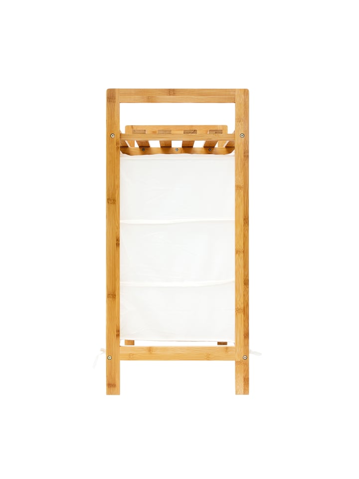 relaxdays Wäschesammler in Natur - (B)69,5 x (H)77 x (T)36 cm günstig kaufen onesize