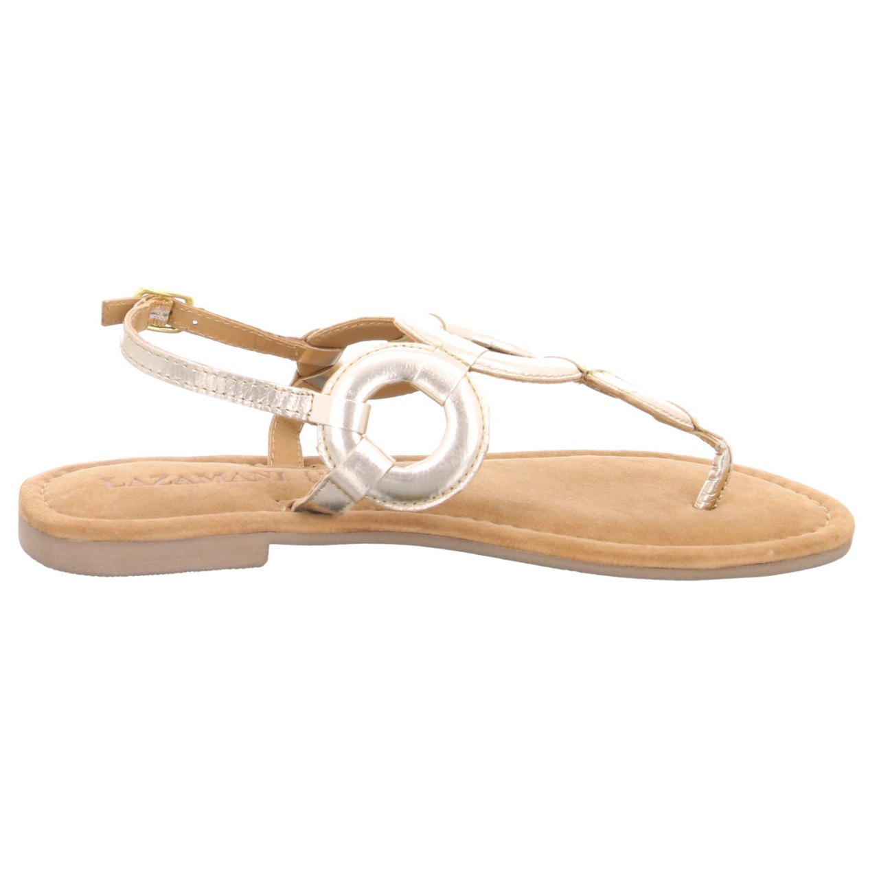 LAZAMANI Klassische Sandalen gold