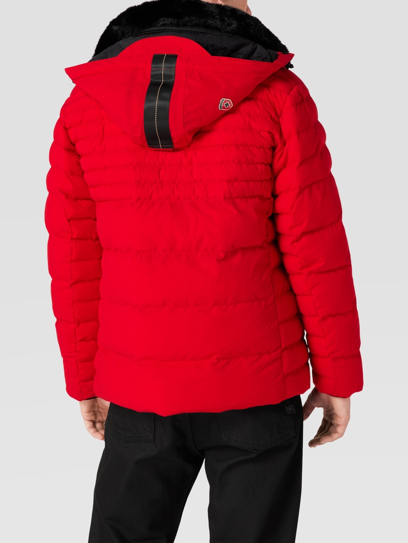 Funktionsjacke mit Label-Details Modell 'POLAR special' in rot
