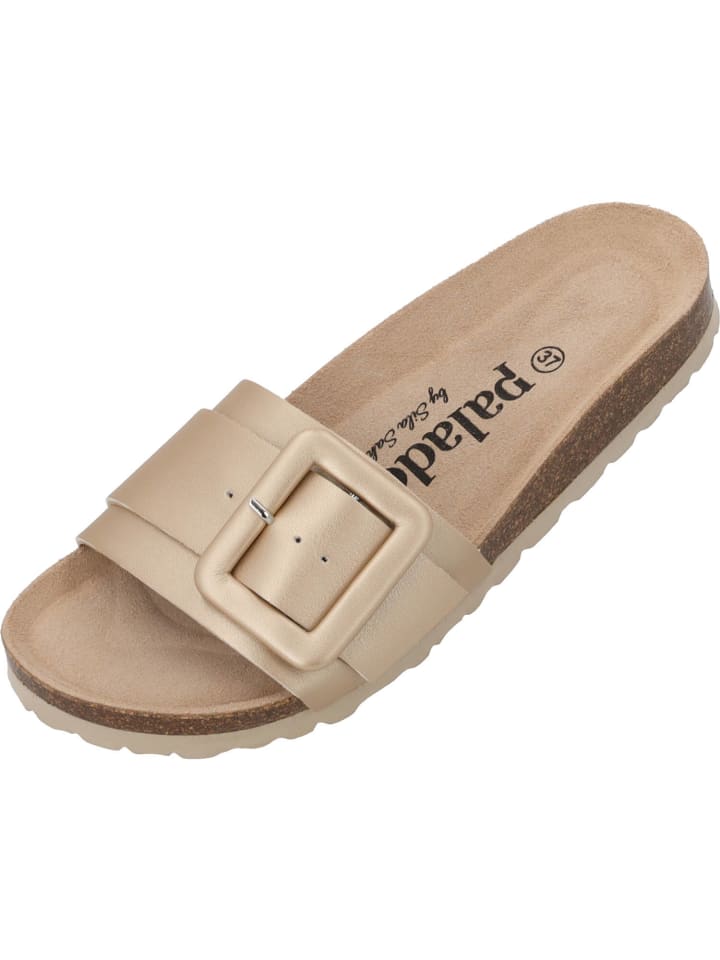 palado Pantoletten in Gold günstig kaufen