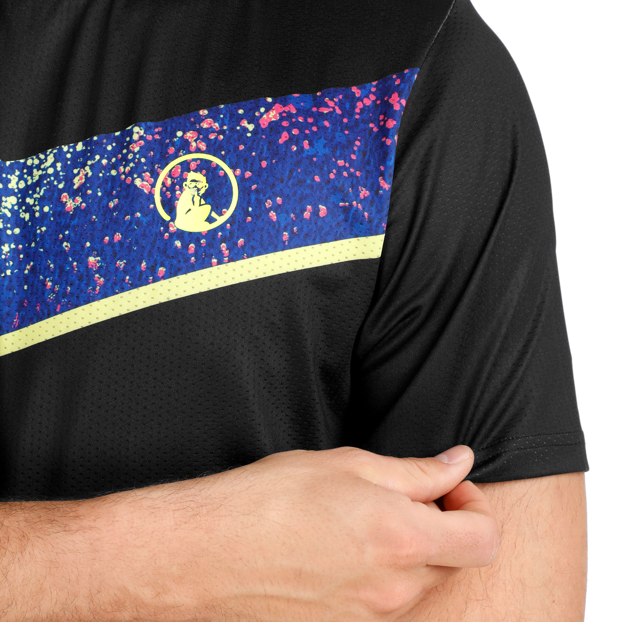 Flashy Receiver T-Shirt Herren - Schwarz, Mehrfarbig