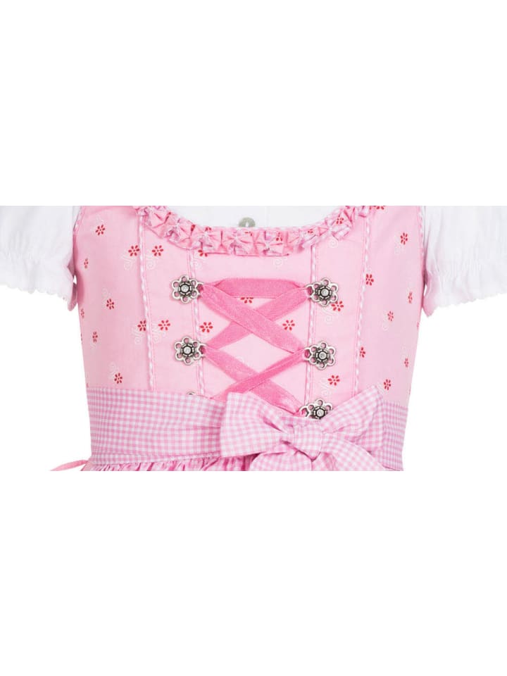 Nübler Kinderdirndl 3-teilig Linda in Rosa günstig kaufen