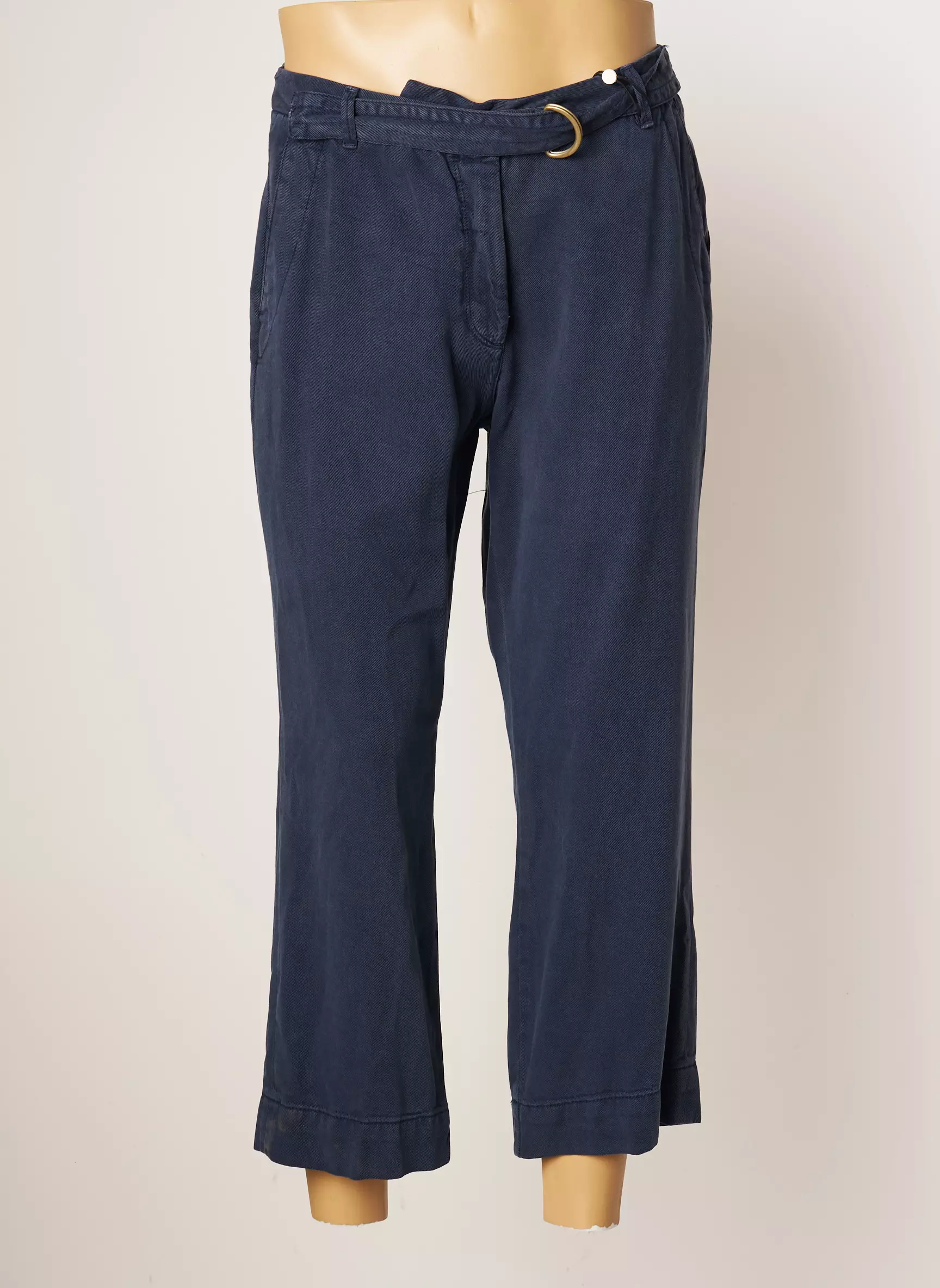 Sandwich Pantalon7 8 Femme couleur bleu