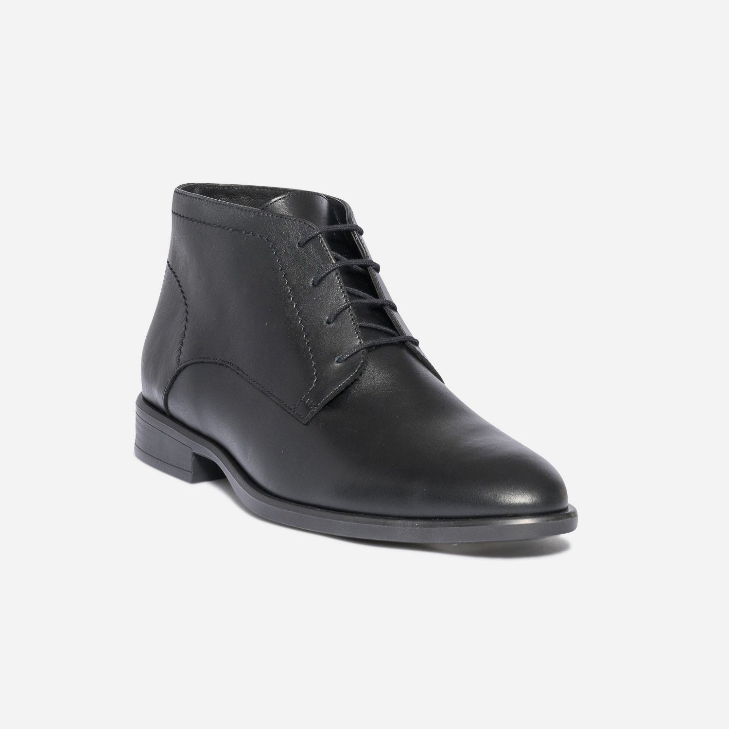 Chukka boots ERAM FLEX noir en cuir