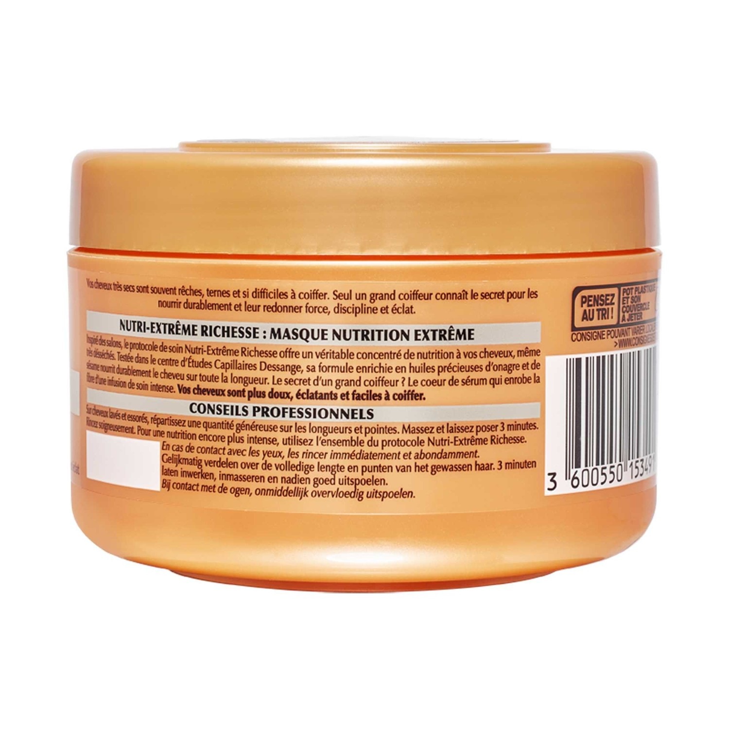 Maschera siero trattamento nutriente intensivo Dessange con olio di enotera e sesamo