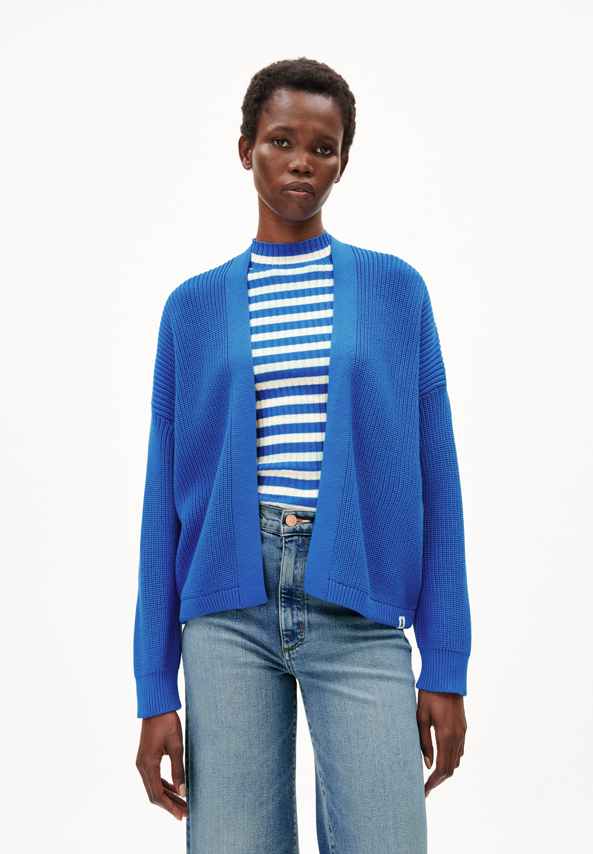 Cardigan Oversized Fit aus Bio-Baumwolle