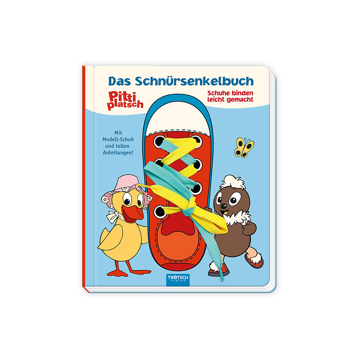 Trötsch Unser Sandmännchen Das Schnürsenkelbuch Pittiplatsch Schuhe binden leicht gemacht