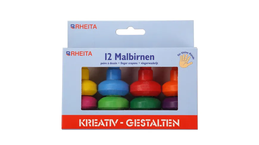 RHEITA 12 Malbirnen/Wachsmaler
