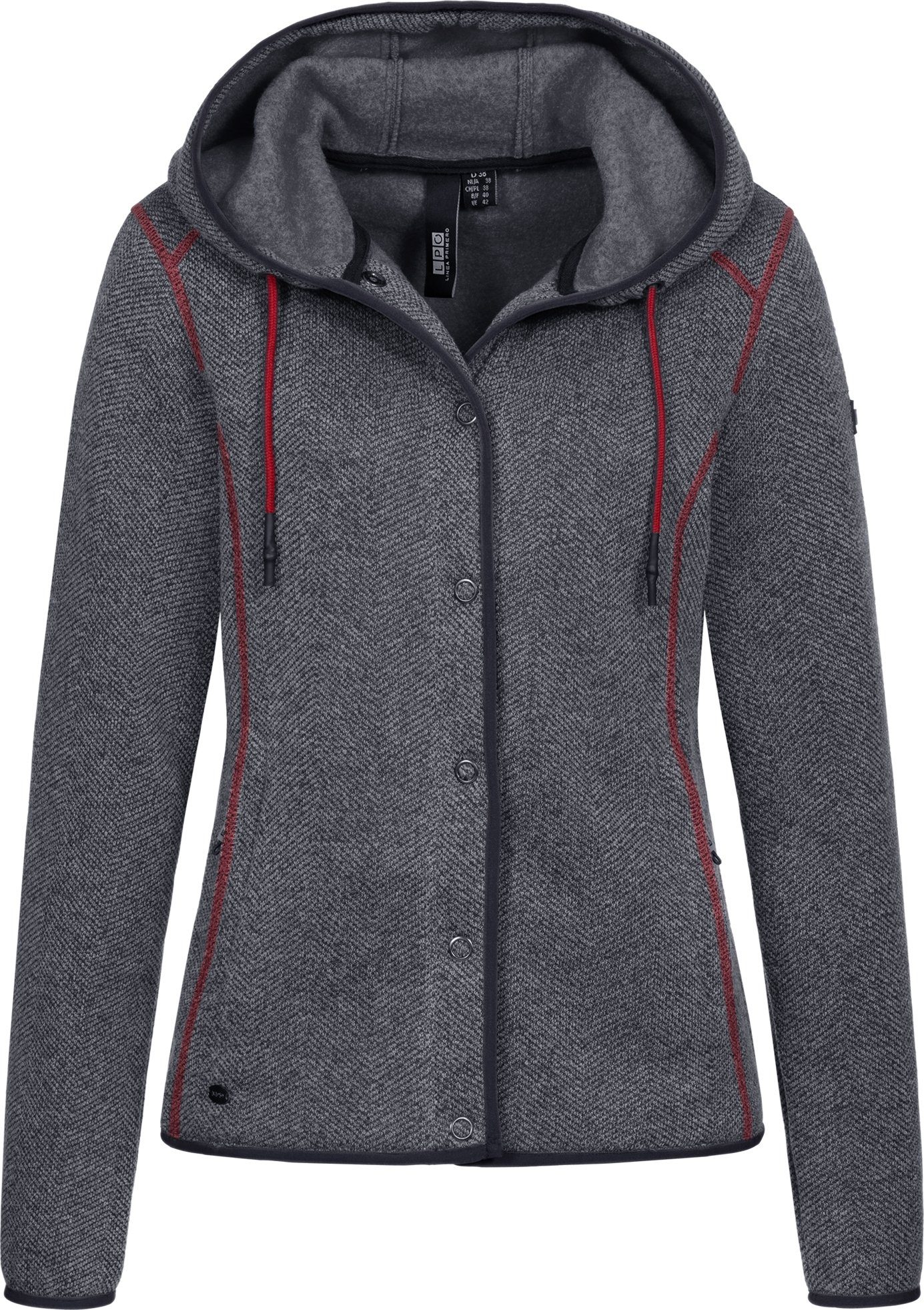 LPO Fleecejacke SASKWOOD II WOMEN weiche Fleecejacke in traditioneller Optik