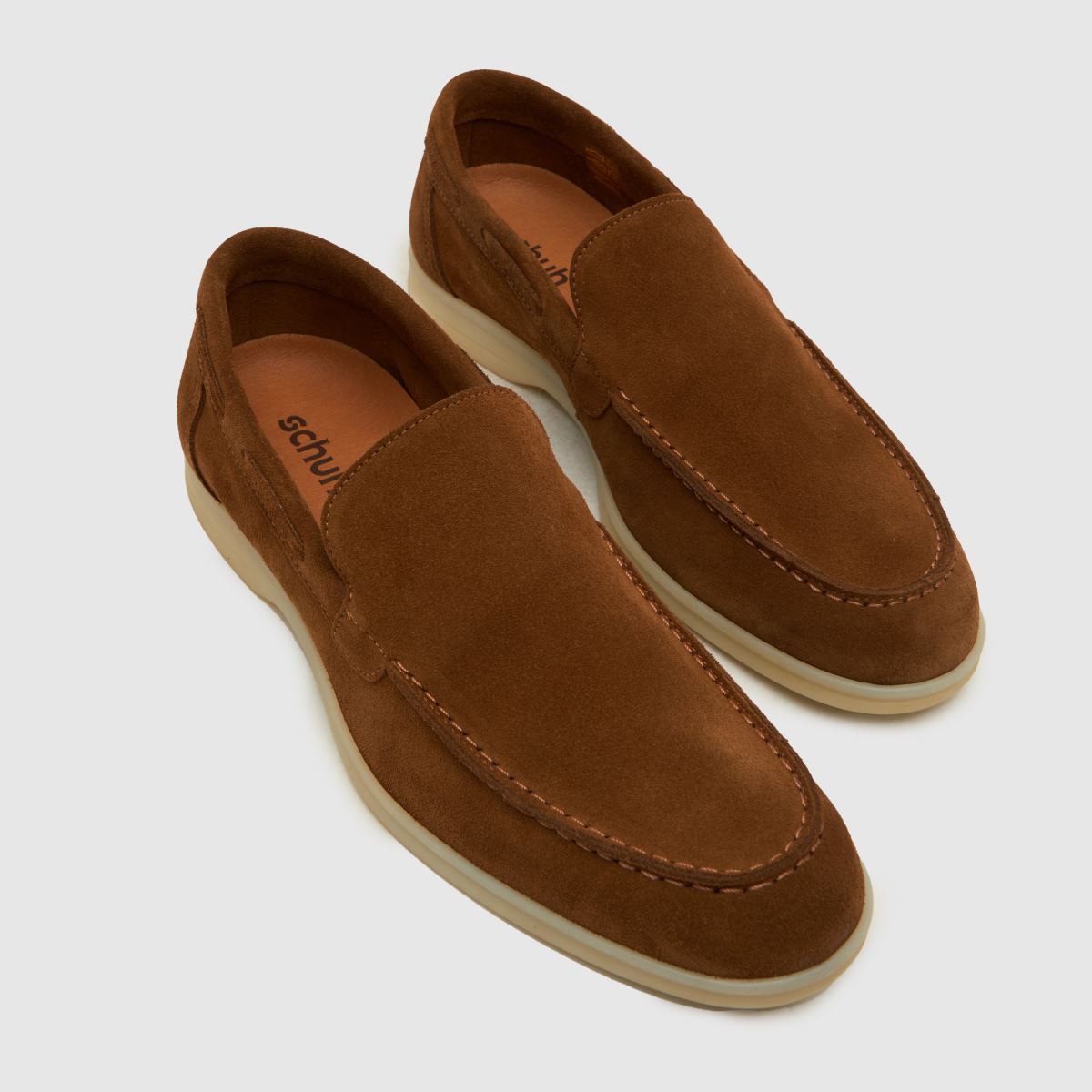Schuh Philip – Bruna loafers i mocka