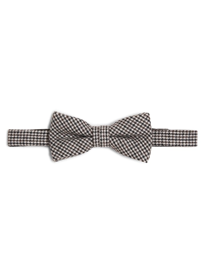 Finshley & Harding London Weste mit Fliege und Einstecktuch in schwarz braun - 0001 günstig kaufen