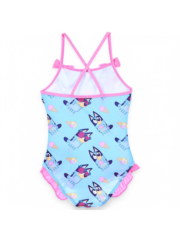 Bluey Badeanzug Bluey mit Rüschen in Hellblau günstig kaufen