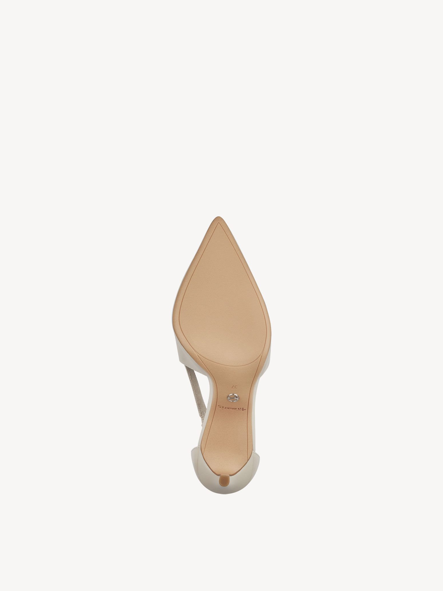 Escarpin en cuir - beige