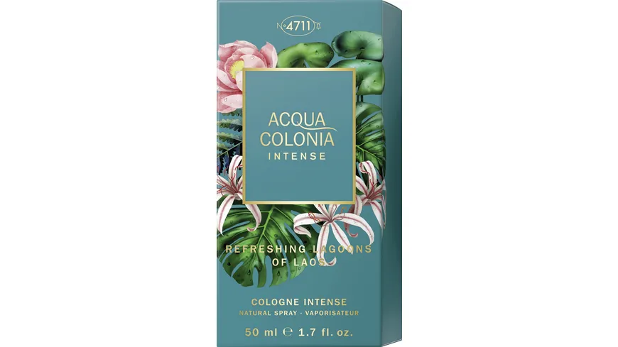 4711 ACQUA COLONIA Intense Refreshing Lagoons of Laos, Eau de Cologne 50 ml