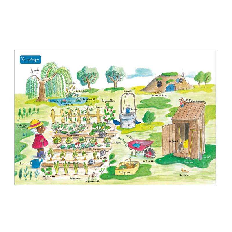 Livre Petit taupe, l'imagier de la nature - Auzou