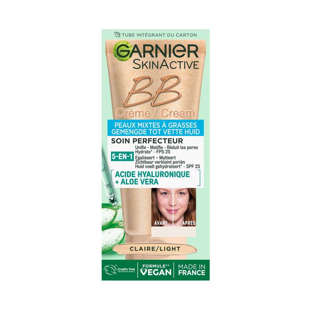 garnier BB Crème BB Crème 5-en-1 Peaux mixtes à grasses teinte claire
