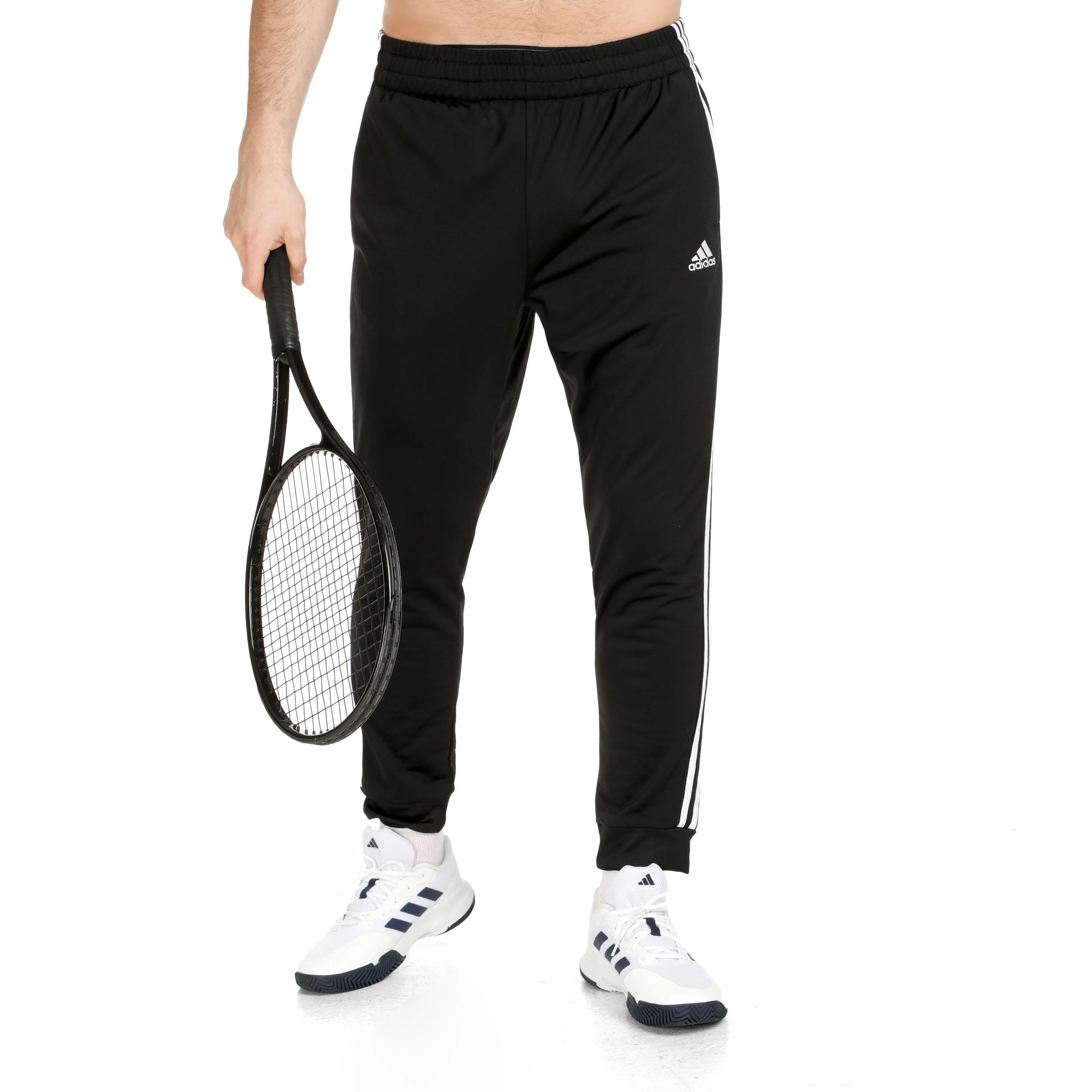 Sportswear Basic 3-Stripes Tricot Trainingsanzug Herren - Schwarz, Weiß