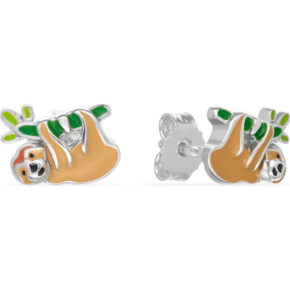 FAVS Boucles d'oreilles à fermoir à poussette 925 Argent Boucles d'oreilles