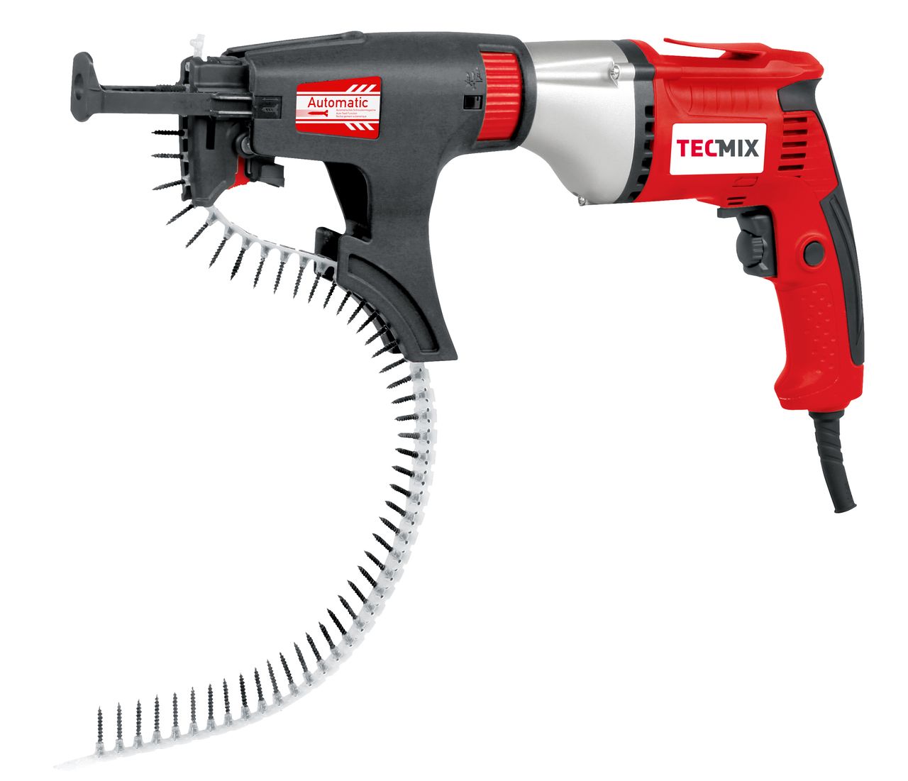 TECMIX MAGAZIN-TROCKENBAUSCHRAUBER TMX TBS 550 [230V-EU] - 550W, 1-GANG, 0-5500 U/MIN - INKL. KOFFER