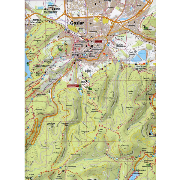 Der Oberharz Wander- und Fahrradkarte 1 : 30 000 - Fahrradkarte