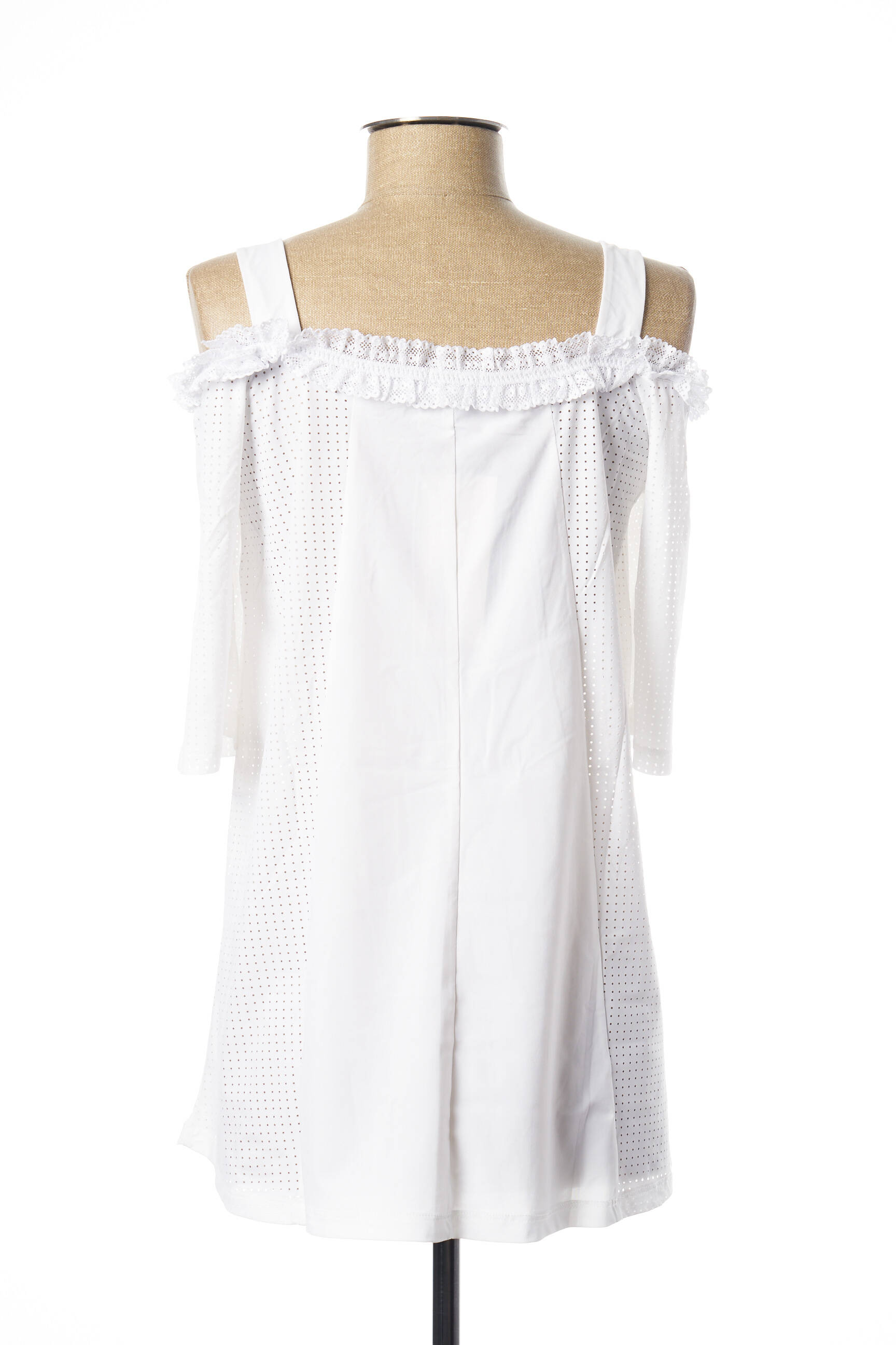 G Oze Tuniquemanchelongue Femme couleur blanc