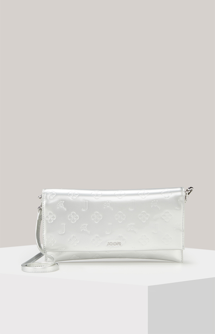Clutch Decoro Lucente Cadea in Silber