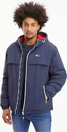 TOMMY-JEANS Herren Kapuzenjacke TJM PADDED SOLID CHICAGO
