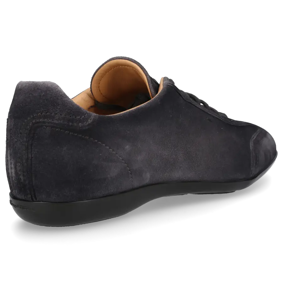 Santoni - Sneaker low AMG Veloursleder - grau