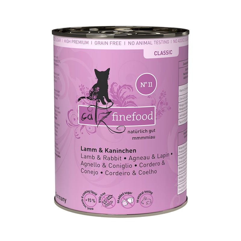 Sparpaket catz finefood 12 x 400 g zu TOP-Preisen