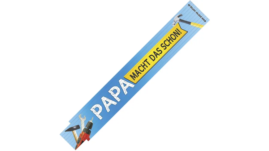 Lustiger Zollstock mit Spruch - Papa macht das schon