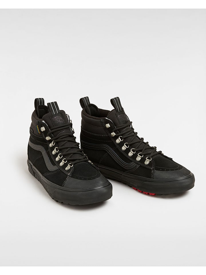 Vans Leder-Sneakers in Schwarz günstig kaufen