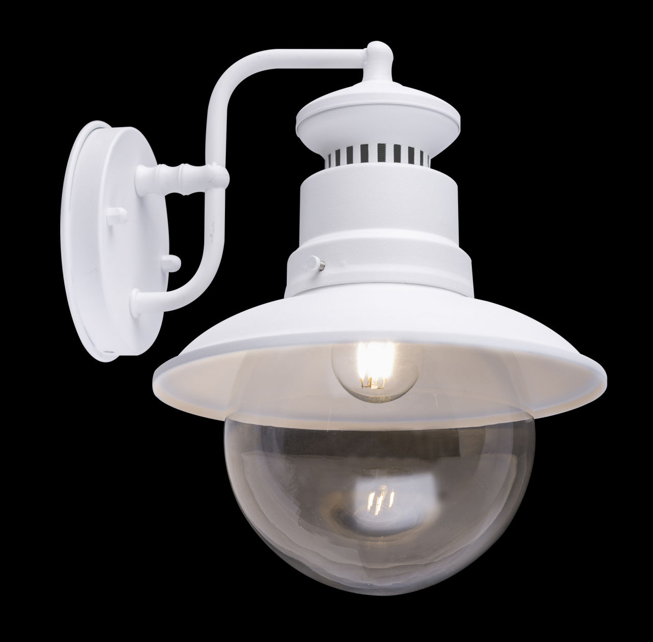 Globo Lighting - SELLA - Außenleuchte Stahl weiß, 1x E27
