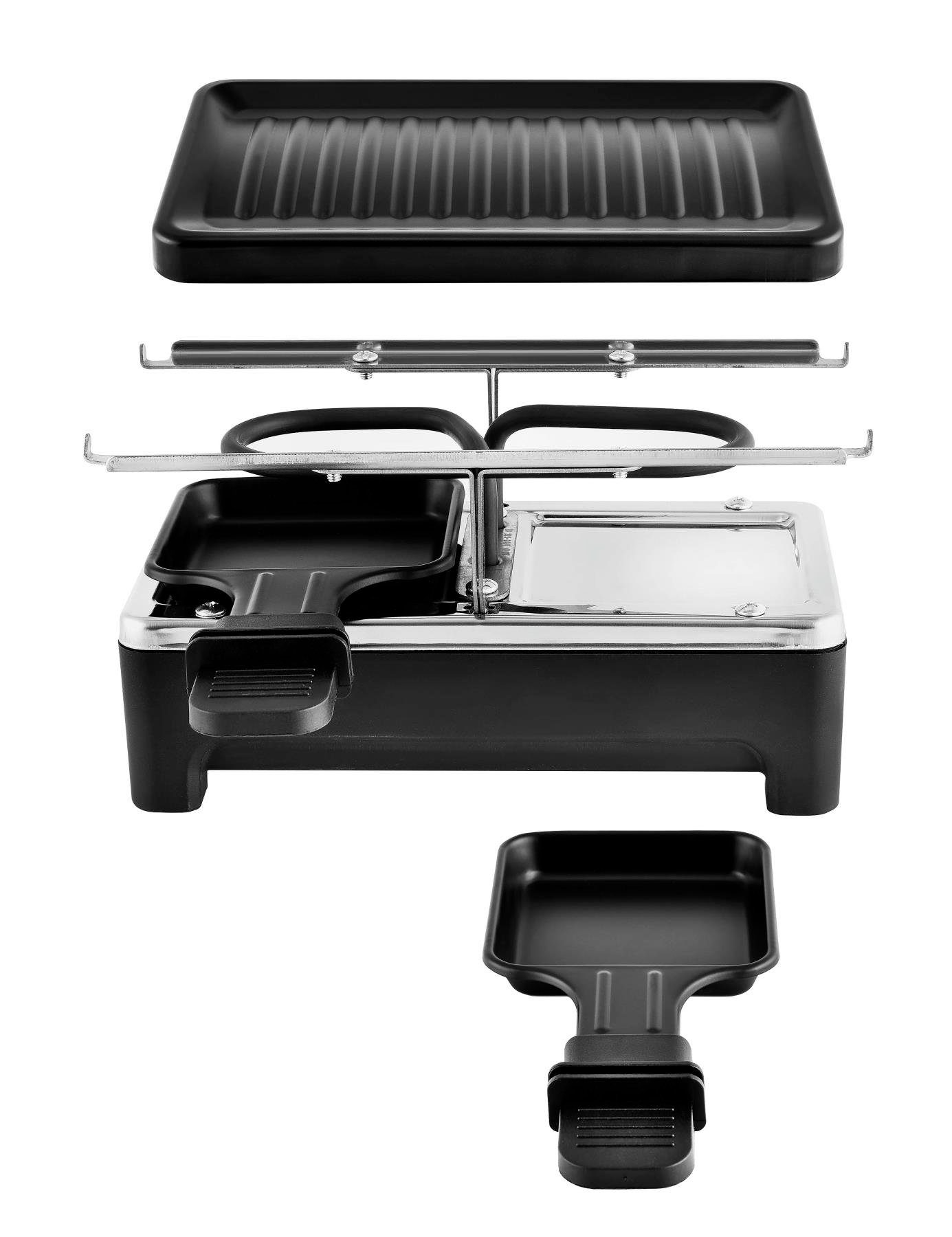 Team Kalorik Raclette TKG RAC 1018, 2 Raclettepfännchen, 400,00 W