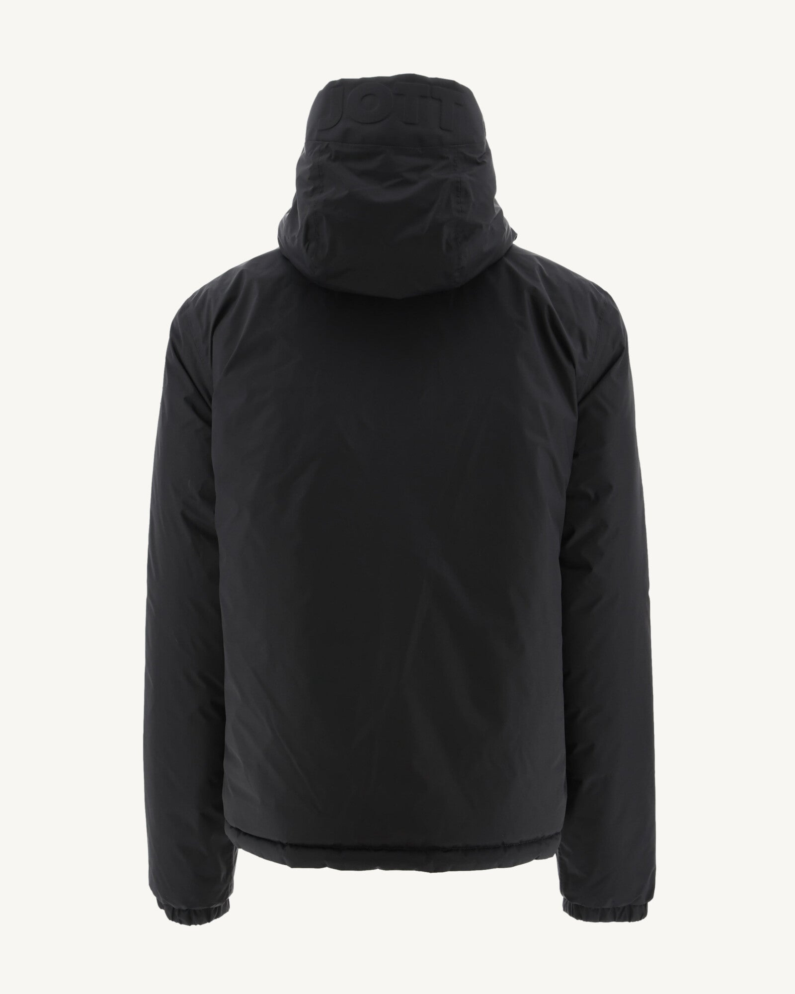 Doudoune réversible à capuche Noir/Gris clair Bergen