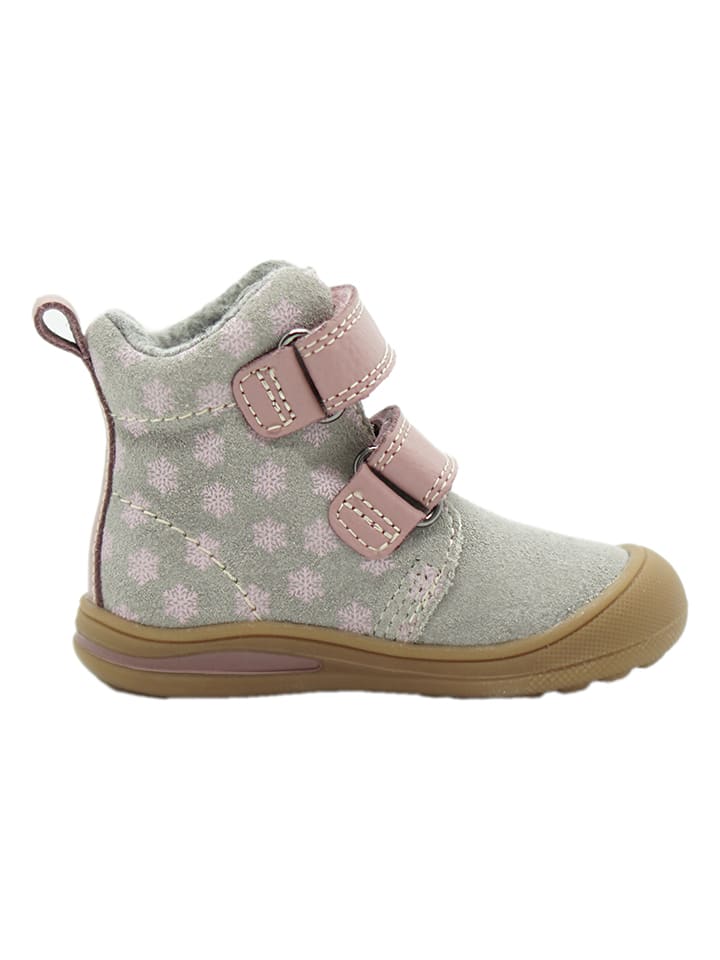 lamino Leder-Boots in Grau günstig kaufen