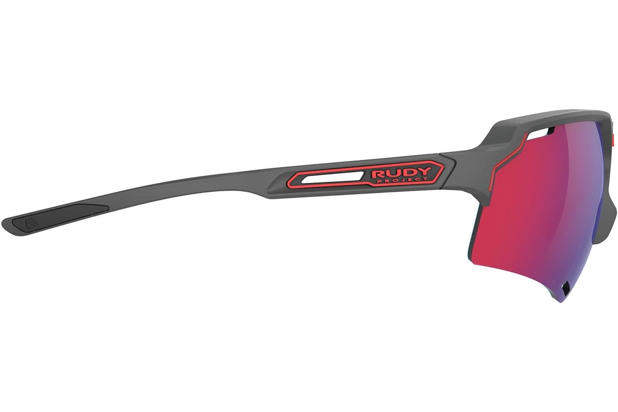 Rudy Project Deltabeat Charcoal Matte / Multilaser Red