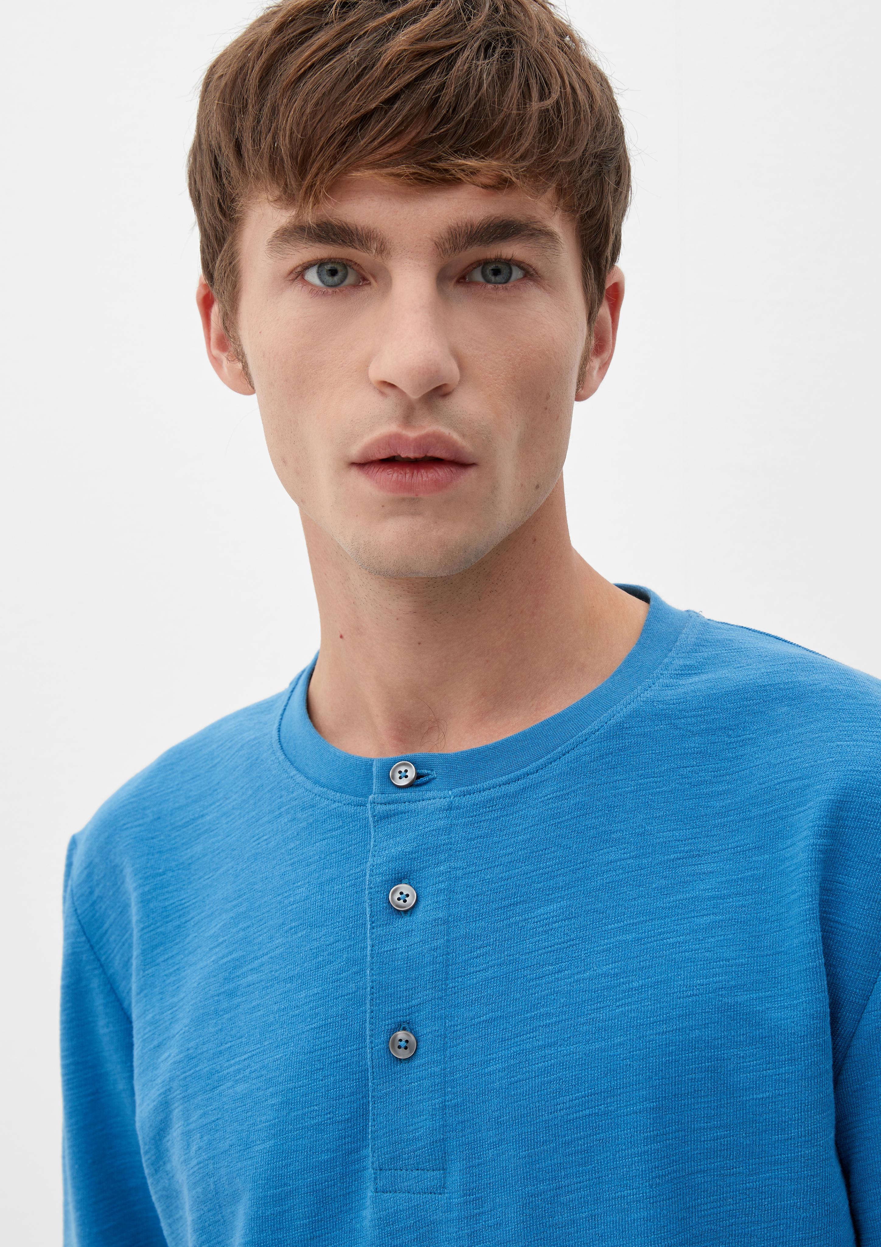 Sweater mit Henleyausschnitt  2125693-6285