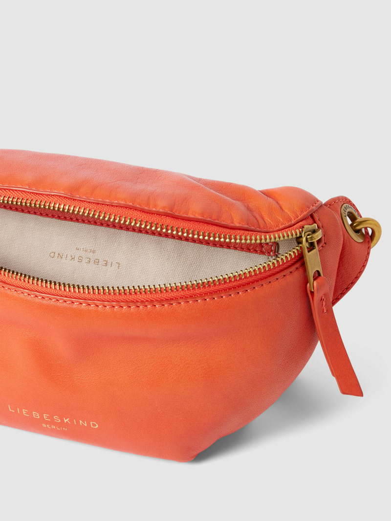 Crossbody Bag aus Leder Modell 'Tavia' in hellrot