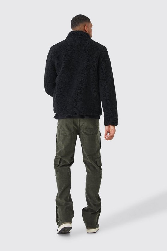 Tall Borg-Jacke mit Trichterkragen