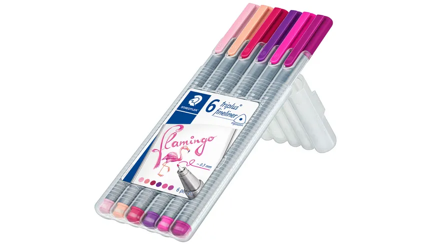 STAEDTLER Box Fineliner triplus®  Flamingo