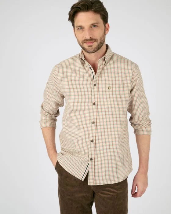 Chemise chaude à carreaux manches longues polycoton Thermolactyl