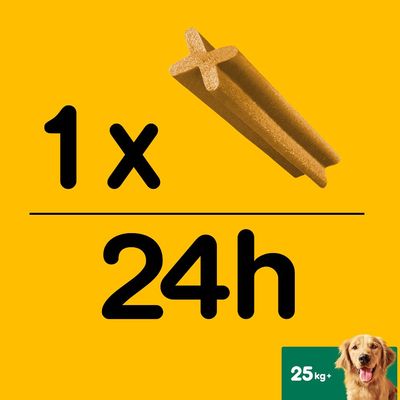 Sparpaket! 168 x Pedigree DentaStix Tägliche Zahnpflege / Fresh