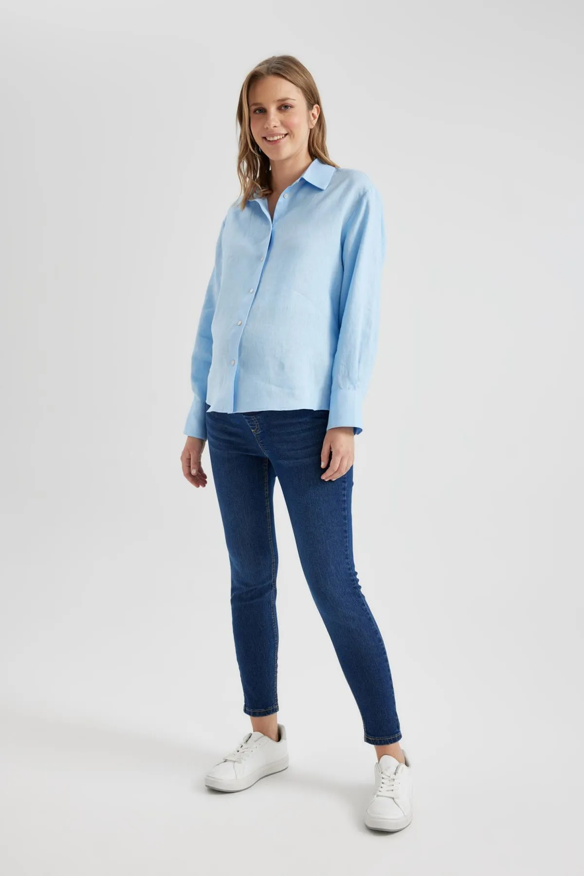 DeFacto  Skinny Fit, extra enge Passform, normale Taille, extra schmales Bein, Umstandshose