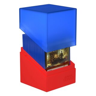 Ultimate Guard Boulder Deck Case 100+ Synergy Blau/Rot