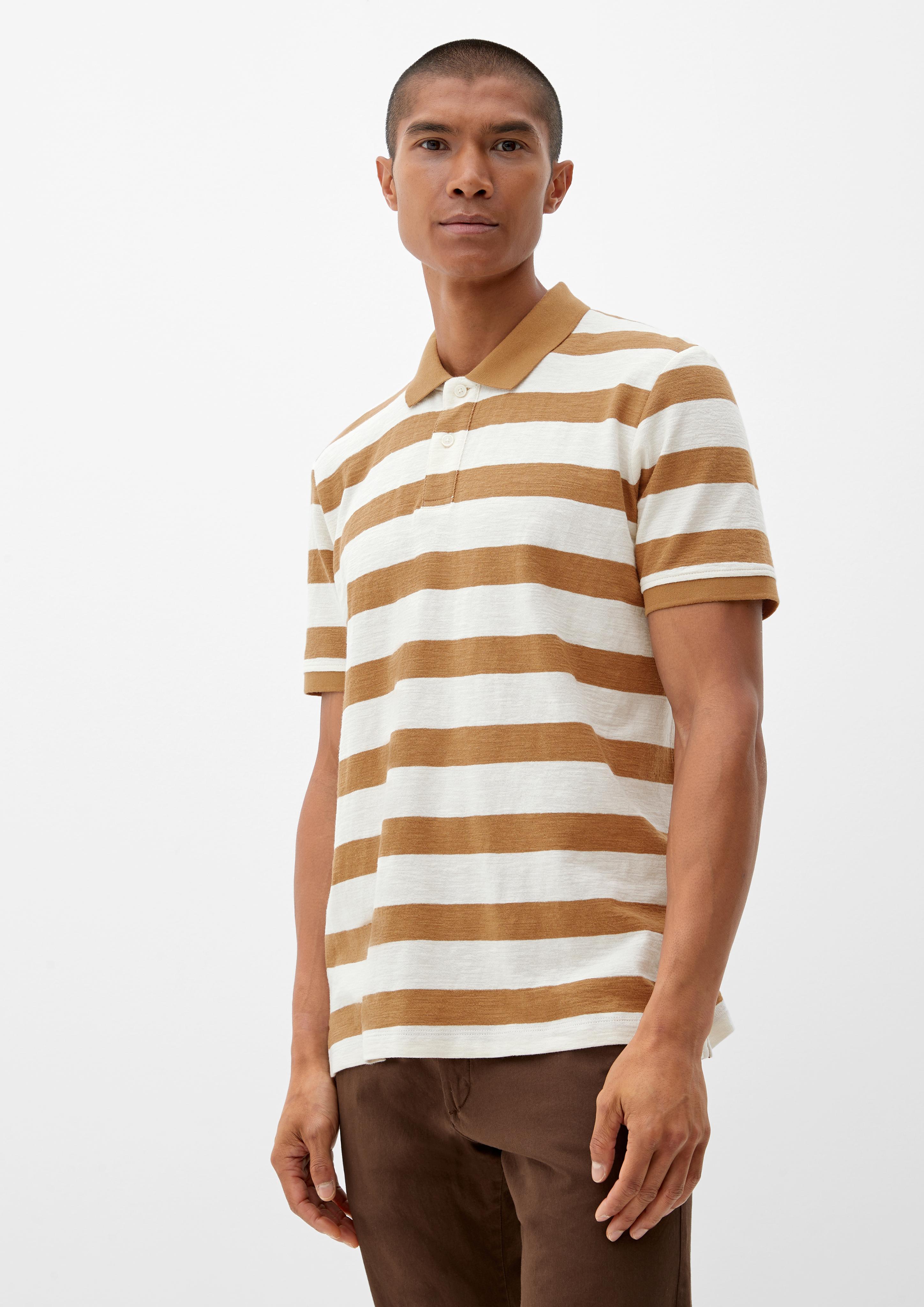 Gestreiftes Poloshirt aus Jersey  2126213-02G4
