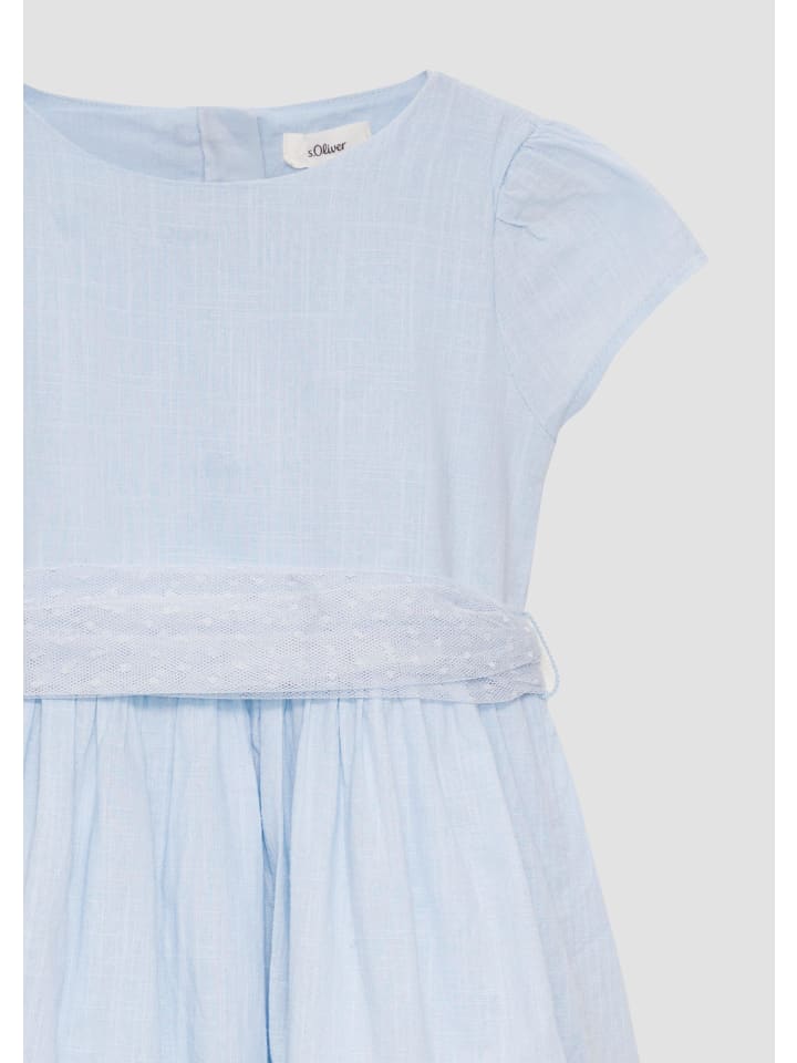 s.Oliver Kleid kurz in Blau günstig kaufen