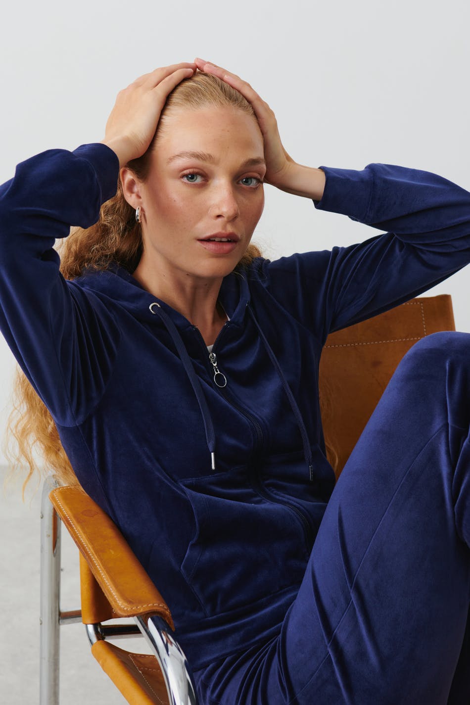 Velour hoodie
