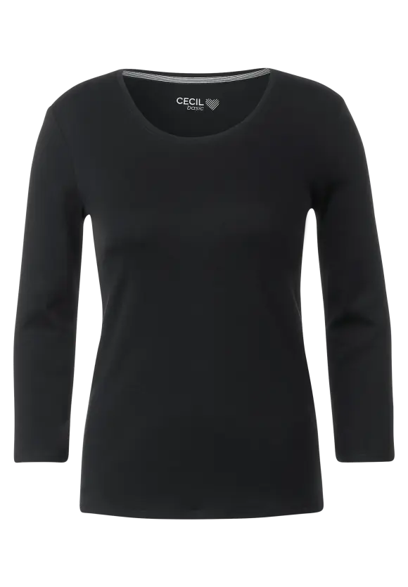 CECIL Basic Shirt mit Rundhals