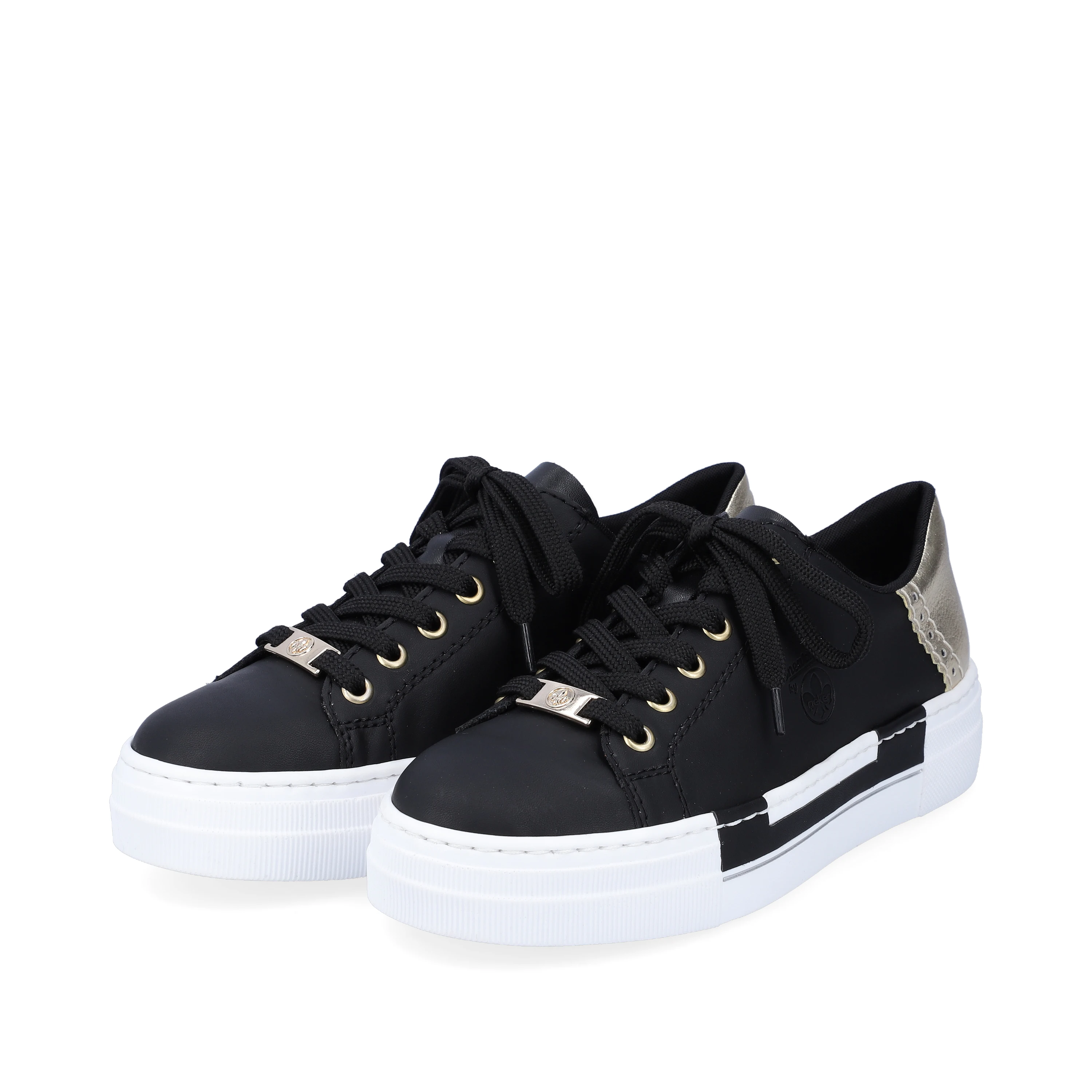Rieker Damen Sneaker Low graphitschwarz