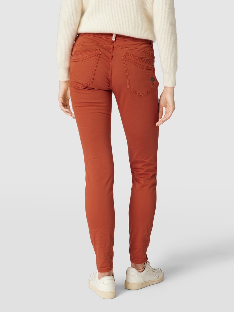 Hose im 5-Pocket-Design Modell 'MALIBU' in rostrot